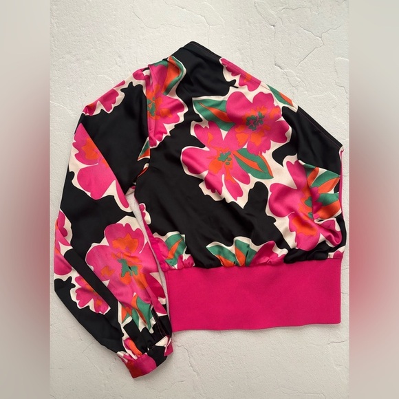 Dolan Long-sleeve One Shoulder Top - Picture 2 of 3